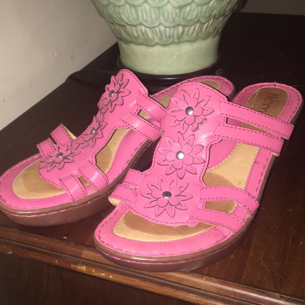 Pink sandals